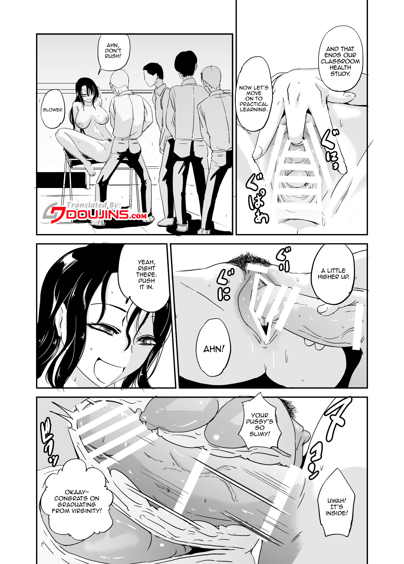 Hentai Manga Comic-The Slutty Female Teacher's Virginity Graduation Ceremony-Read-3